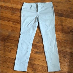 Loft Outlet Petite Mint skinny jeans